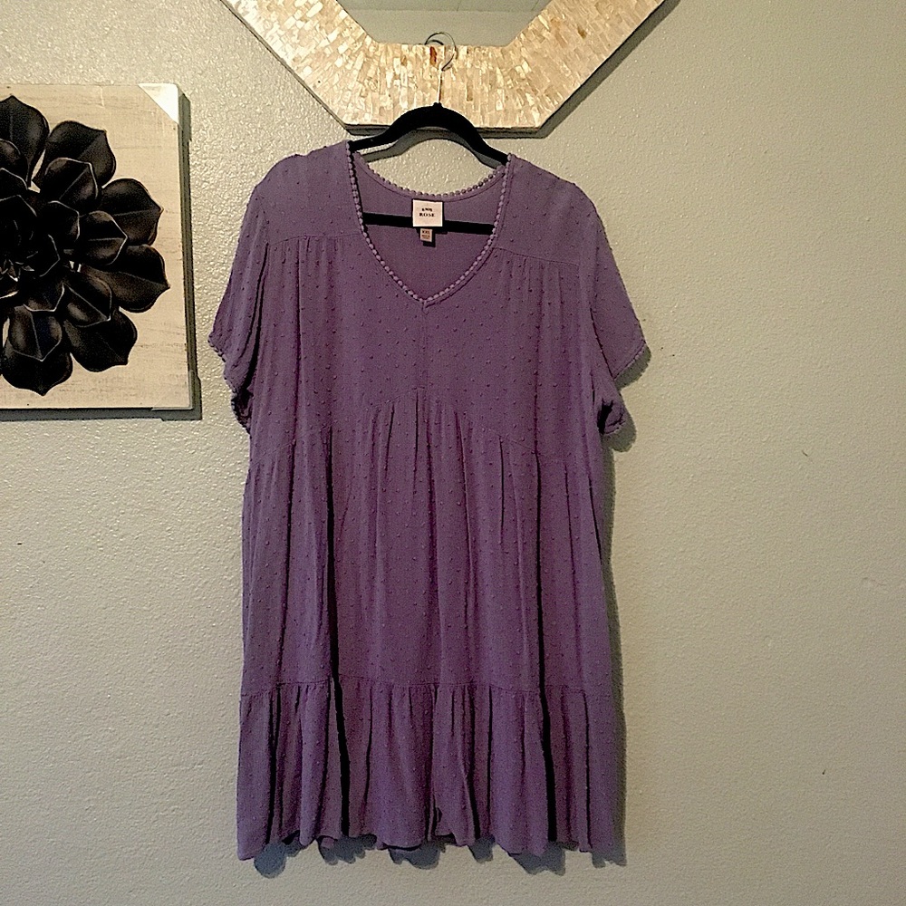 Lavender smock dress